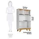 Ver imagem 3 de Estante Infantil 5 Nichos 100% Mdf Retrô