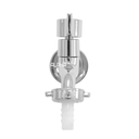 Ver imagem 4 de Torneira Para Jardim Tanque Metal Alavanca Cromada 1128 C65:Prateado
