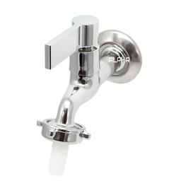 Torneira Para Jardim Tanque Metal Alavanca Cromada 1128 C65:Prateado - 5