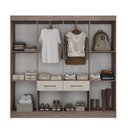 Ver imagem 2 de Guarda-roupa Casal 8 Portas 2 Gavetas 2 Basculante Rubi Yescasa