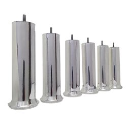 Kit Pes Para Cama Box Alto Metalizado  com 6 Unidade com 18cm de Altura Elevando Altura da Cama - 3