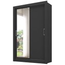 Ver imagem 3 de Guarda-roupa Solteiro 2 Portas com Espelho Ágata Yescasa