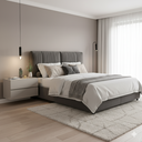 Ver imagem 2 de Kit Mesa de Cabeceira Suspensa para Parede Moderna para Quarto Casal Off White