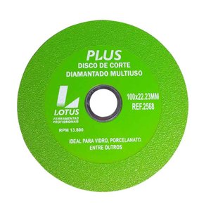 Disco Corte Diamantado Multiuso 110mm Plus Lotus 2568