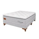 Ver imagem 1 de Cama Box Queen + Colchão Molas Ensacadas Topazio Coliseu 158x198x57cm
