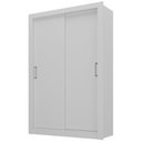 Ver imagem 3 de Guarda Roupa Solteiro 2 Portas Ágata Yescasa Preto