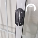 Ver imagem 3 de Jlt Vitro 4 Folhas sem Bandeira e com Grade C/ Vidro Liso Branco - Economica - 100x120 (0427)