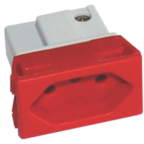 Tomada de Painel com Borne 20a 250v Vermelho - S8623 - Steck Tomada de Painel C/borne 20a 250v Vm St