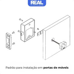 Fechadura Digital para Móveis com Biometria Digital Papaiz - 6