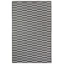 Ver imagem 2 de Tapete Sala Geométrico Listras 200X300 Preto Prata Listrado