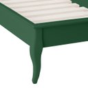 Ver imagem 4 de Cama Solteiro Madeira Pés Luiz Xv 60836 Hannover Linz Móveis - Verde Musgo