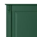 Ver imagem 3 de Cama Solteiro Madeira Pés Luiz Xv 60836 Hannover Linz Móveis - Verde Musgo
