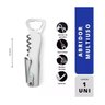 Kit 4 Abridor Garrafa com Saca Rolha de Inox 4 em 1 - 6