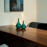 Dupla de Vasos Decorativos de Mesa Jasmim M e P Verde Éden - 5