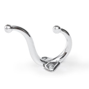 Kit 10 Cabide Roupa Colonial Ganchos Duplos Ouro Velho: Cromado