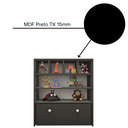 Ver mais imagens de Estante Organizadora de Brinquedos Infantil em Mdf Plancasa:preto Tx