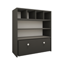 Ver imagem 3 de Estante Organizadora de Brinquedos Infantil em Mdf Plancasa:preto Tx
