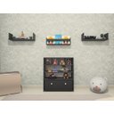 Ver imagem 2 de Estante Organizadora de Brinquedos Infantil em Mdf Plancasa:preto Tx