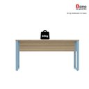 Ver mais imagens de Escrivaninhas Mesa Escritório X 150cm Industrial Noce Naturalle e Azul Dali Marrom/Marromle