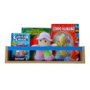 Ver imagem 2 de Nicho Organizador de Livros Brinquedos Quarto Infantil Prateleira Livreiro Mdf Madeira 55cm:azul
