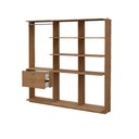 Ver imagem 3 de Guarda-Roupas Closet Modulado Alasca 180cm 3 Peças com 2 Gavetas e Cabideiros Freijó Carraro