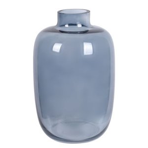 Vaso de Vidro Decorativo Azul – 22cm