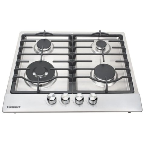Cooktop a Gás Cuisinart Casual Cooking 4 Bocas 60cm Inox 220V 4093180001