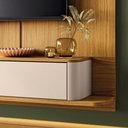 Ver imagem 3 de Painel Home Suspenso Galax Tv até 70" Polegadas Cinamomo/off White