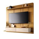 Ver imagem 1 de Painel Home Suspenso Galax Tv até 70" Polegadas Cinamomo/off White
