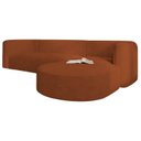 Ver imagem 7 de Sofá Modular Sala de Estar Decoração Luxo 265cm Lado Esquerdo Suede Celinne Luxuoso Yescasa