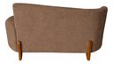 Ver imagem 4 de Namoradeira Lounge Decorativa 150cm Sala Linho:marrom/liso