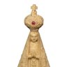 Imagem Resina Importada Nossa Senhora Aparecida Amarela 11cm - 5