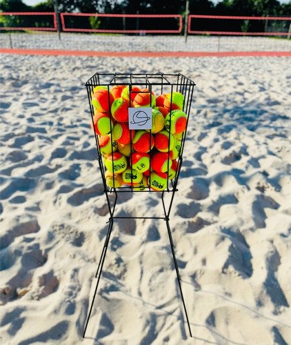 Cesto Pegador Bolas Beach Tennis Padel Tenis 75 Bolas Quadra - 9