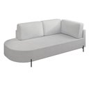 Ver imagem 2 de Sofá Living Orgânico 2 Lugares 165cm Base de Ferro Braço Direito Norten