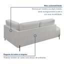 Ver imagem 6 de Sofá Living Orgânico 2 Lugares 165cm Base de Ferro Braço Direito Norten