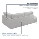 Ver imagem 6 de Sofá Living Orgânico 2 Lugares Bouclé Gelo Norten 165cm