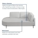 Ver imagem 7 de Sofá Living Orgânico 2 Lugares Bouclé Gelo Norten 165cm