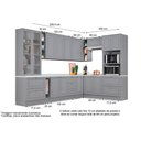 Ver imagem 3 de Kit de Cozinha Completa 14 Peças Americana 1 (3 Armários + 4 Balcões + 1 Paneleiro + 6