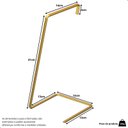 Ver imagem 7 de Porta Toalha de Rosto Banheiro Lavabo Bancada Dourado Yiwu