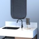 Ver mais imagens de Porta Toalha de Rosto Banheiro Lavabo Bancada Dourado Yiwu
