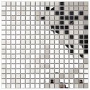 Ver imagem 1 de Kit 0,45m² Pastilha de Meta Ax10 30cm X 30cm Prata