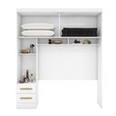 Ver imagem 2 de Módulo Closet Smart Aéreo com Criado 2 Gavetas com Maleiro Branco