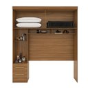 Ver imagem 2 de Módulo Closet Smart Aéreo com Criado 2 Gavetas com Maleiro Bege/Cinamomo