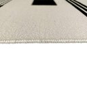 Ver imagem 4 de Tapete Soyut Antiderrapante Off White Preto 45x70cm