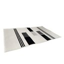 Ver imagem 1 de Tapete Soyut Antiderrapante Off White Preto 45x70cm
