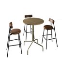 Ver imagem 2 de Mesa Bistrô Barcelona 80cm Marrom/Ciliegio