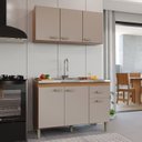 Ver imagem 4 de Kit de Cozinha Zurique 1.20 3 Portas Freijo com Camursa