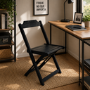Ver imagem 4 de Conjunto Mesa Dobrável 70x70 cm c/4 Cadeiras - Preto