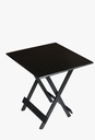 Ver imagem 3 de Conjunto Mesa Dobrável 70x70 cm c/4 Cadeiras - Preto