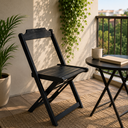 Ver imagem 6 de Conjunto Mesa Dobrável 70x70 cm c/4 Cadeiras - Preto